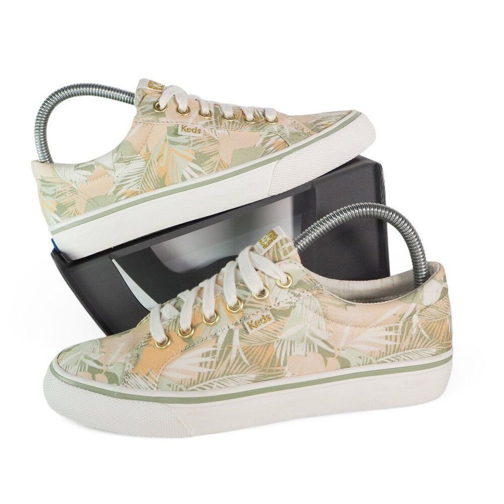 Keds‎ JumpKick Canvas Casual Sneakers "Tropical Palm" WF65973 Women's 7